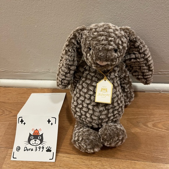 Jellycat Accessories - Jellycat Authentic Bashful Luxe Bunny “Pine” – New –Holiday Gift
